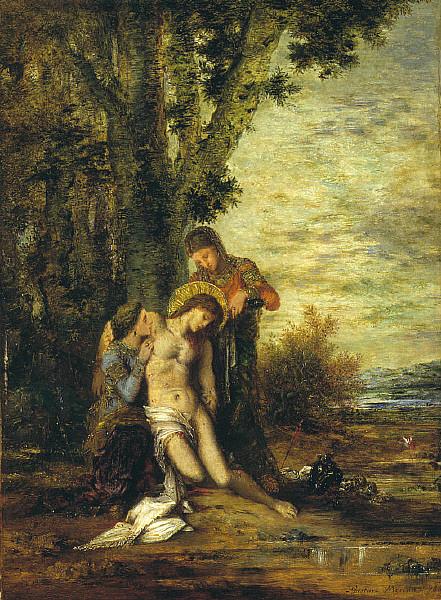 Gustave Moreau The Martyred St. Sebastian china oil painting image